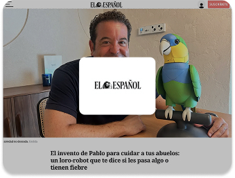 https://www.elespanol.com/reportajes/20240720/invento-pablo-cuidar-abuelos-loro-robot-dice-pasa-fiebre/869913246_0.amp.html?fbclid=PAdGRleASU6ZhleHRuA2FlbQIxMQBzcnRjBmFwcF9pZA8xMjQwMjQ1NzQyODc0MTQAAaeRsxwqyF4ta4WEIP8Ee55B1kbrs2PExeVTSVacfuzmxw_nOqRe1n0XBCs0DQ_aem_YWdncwDclx0ETSlgIAEVK3wLsNZ5&brid=YWdncwFeaIC65zFlI3sRGizdDN3B